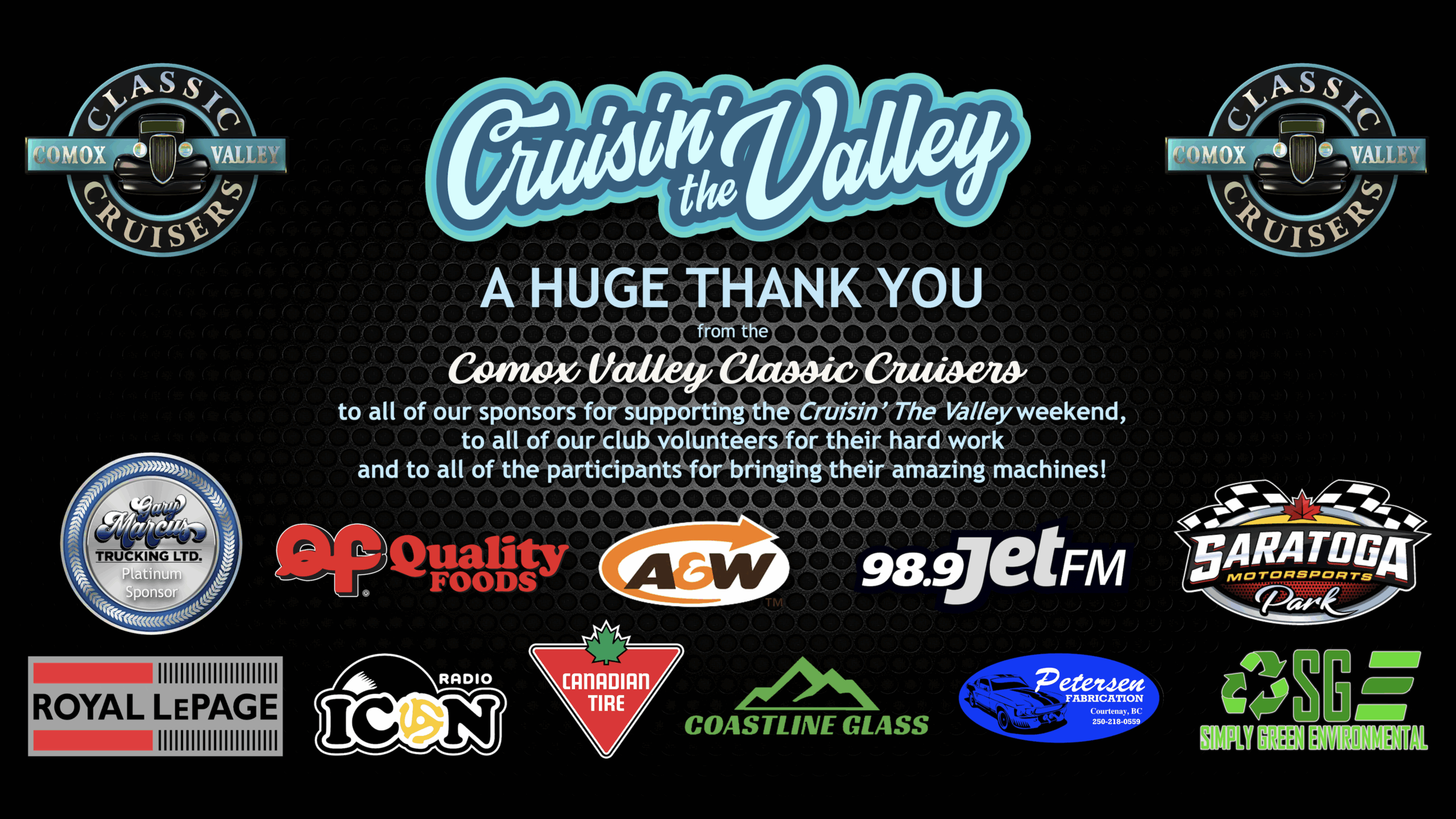 2025-07-28 CVCC Website Cruisin The Valley - Thank You 2025-07-28 CVCC Website Cruisin The Valley - Thank You