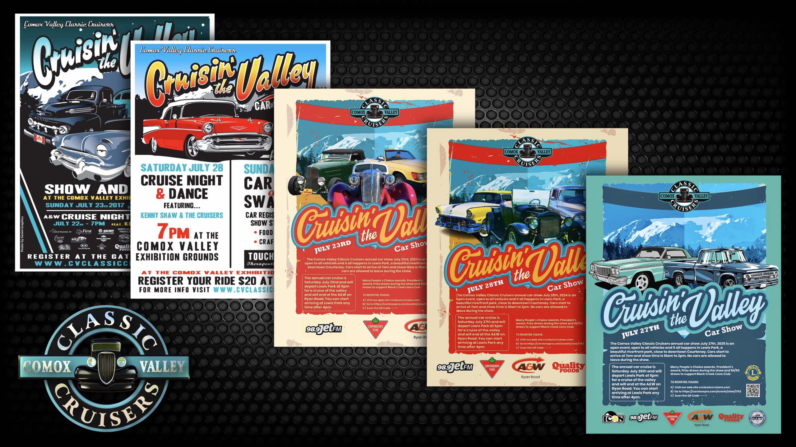 2025-09-26 CVCC Historic Posters - Car Shows v02
