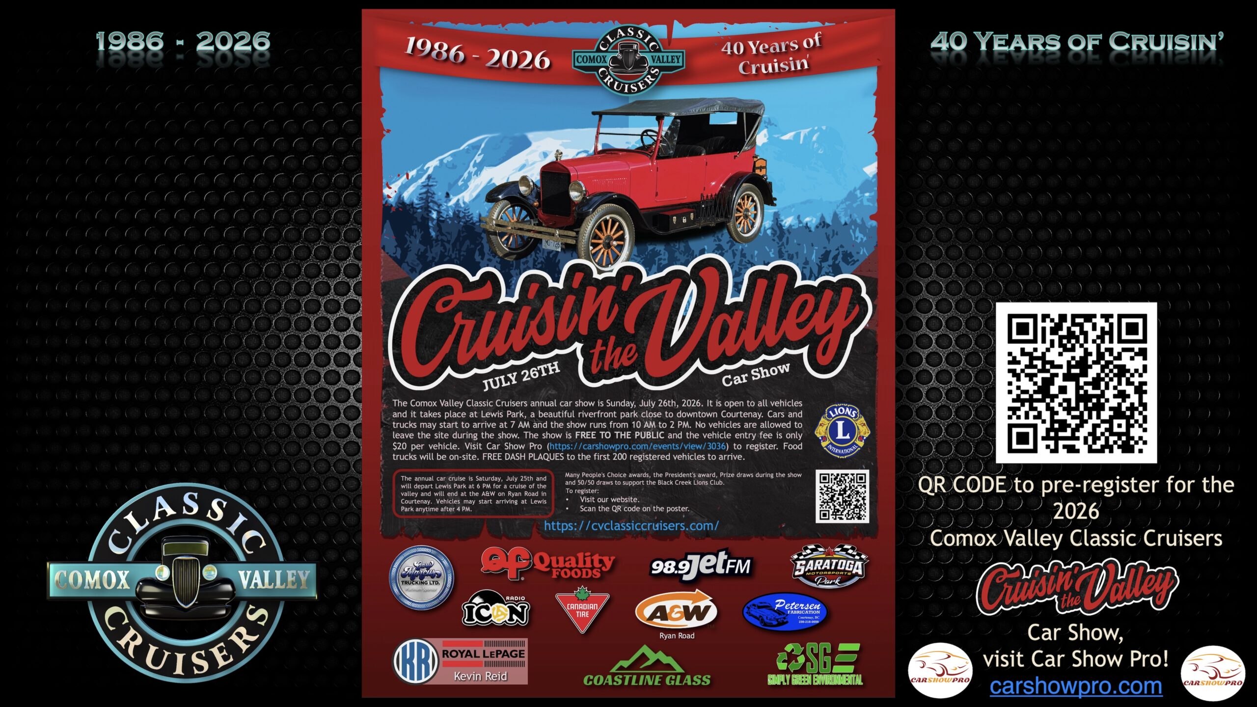2026-03-17 Cruisin The Valley 2026 Poster Website v03