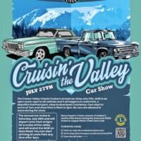 CVCC Cruisin' The Valley Car Show 2025 Poster CVCC Cruisin' The Valley Car Show 2025 Poster